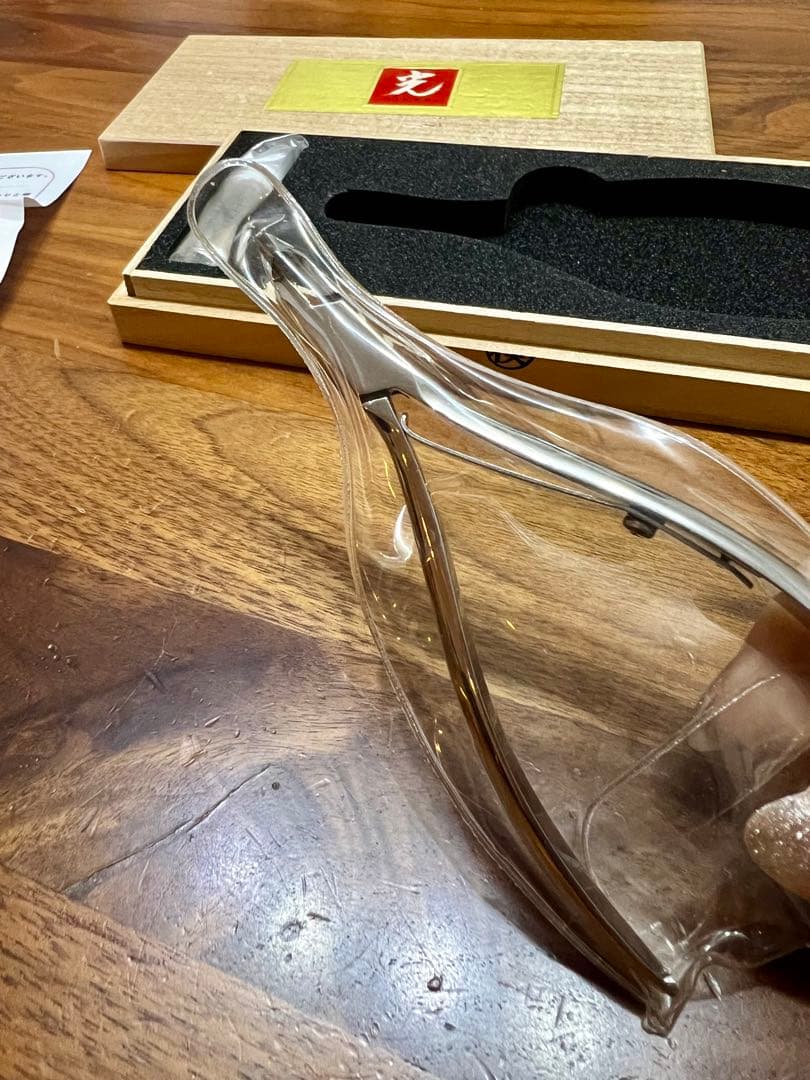 美品:未使用　HIKARI ニッパー　木製ボックス付き