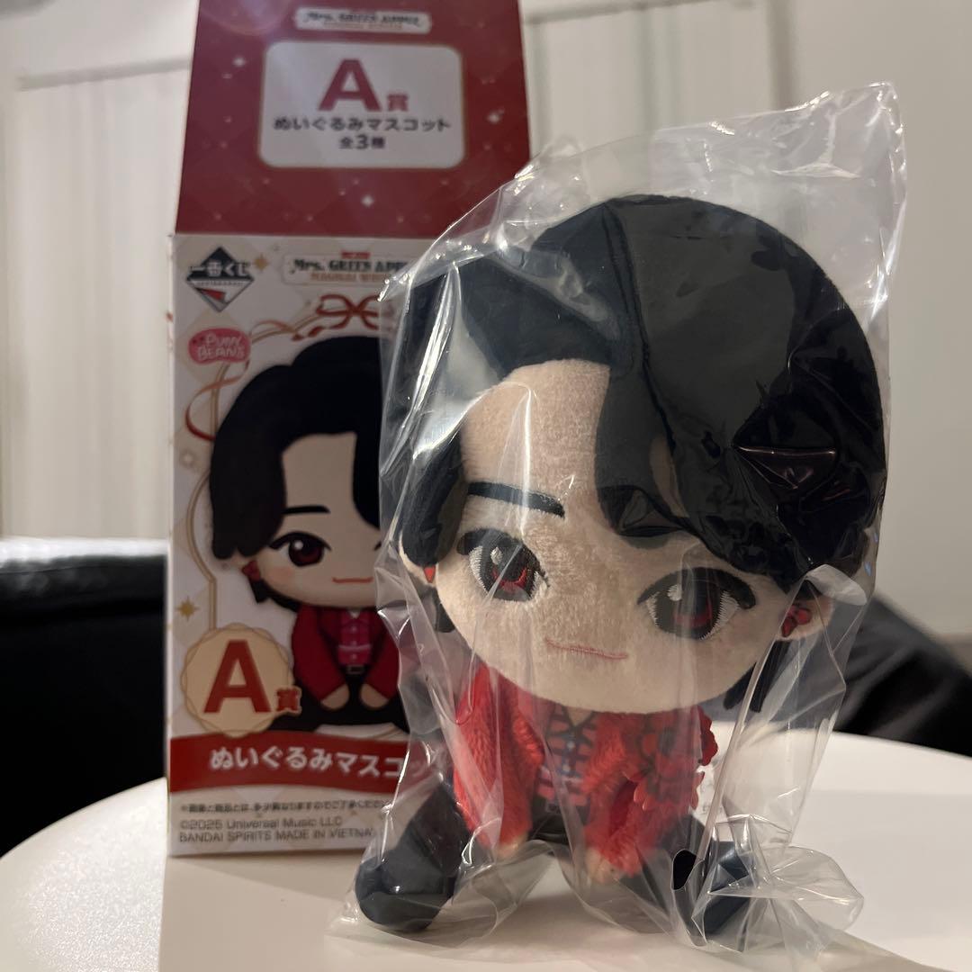 ミセスグリーンアップル　一番くじ　A賞　大森元貴 ぬいぐるみ