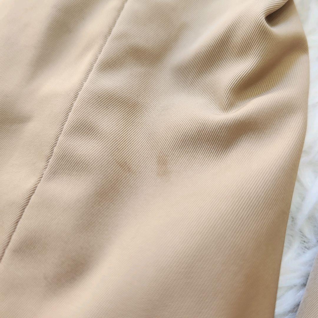 ランバンオンブルー　トレンチコート　ライナー付き　プリーツ　S　ベージュ