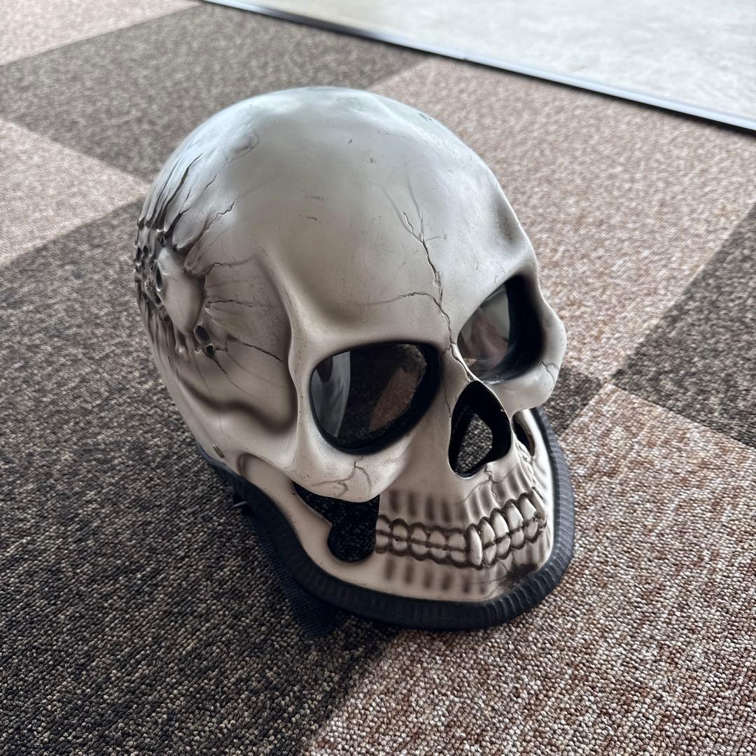 とち‼️ スカルデザイン ヘルメット