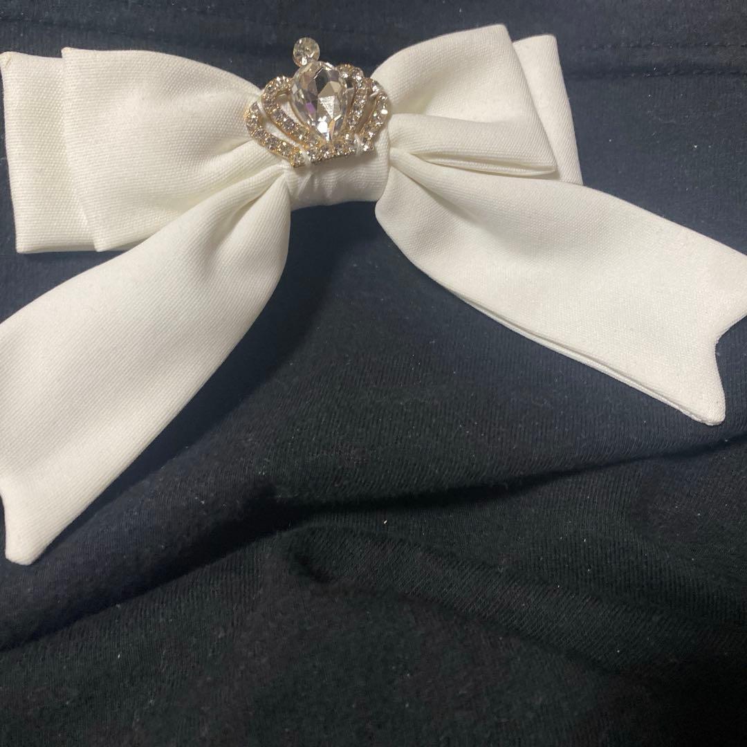 1/5まで限定価格LIZLISA ティアラリボンティアードワンピース ホワイト