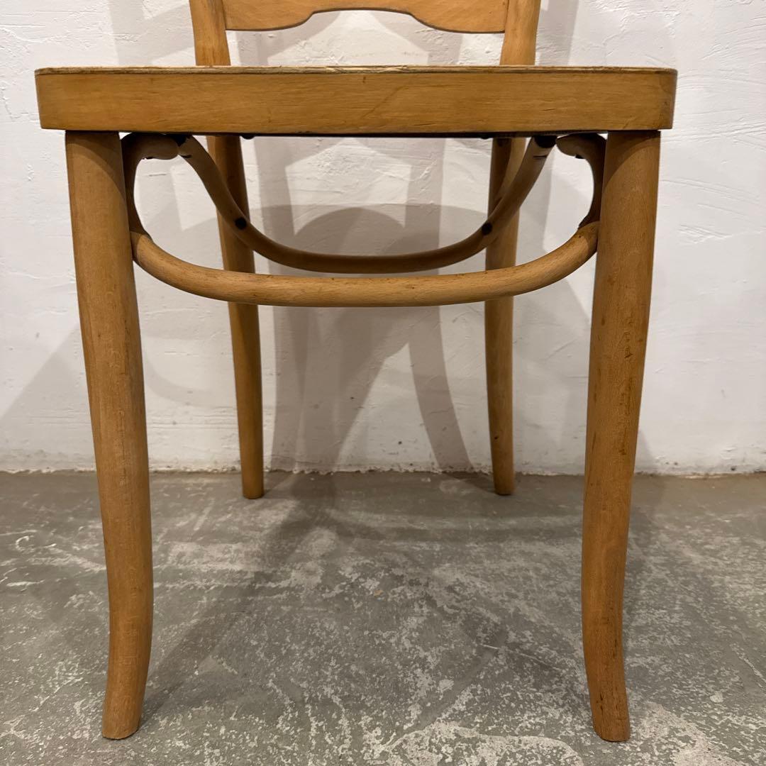 ヴィンテージ　ダイニングチェア　カフェチェア　剥離　座面装飾　3