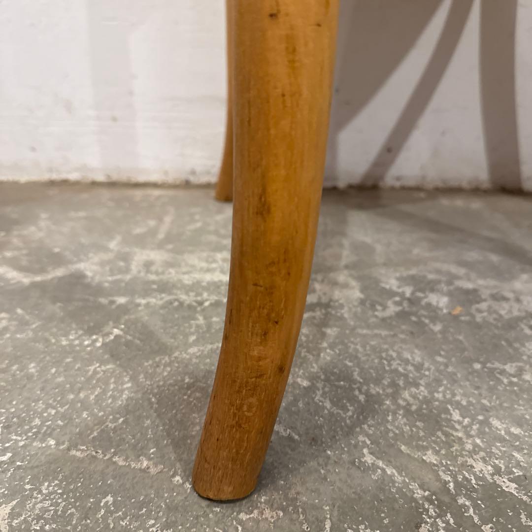 ヴィンテージ　ダイニングチェア　カフェチェア　剥離　座面装飾　3