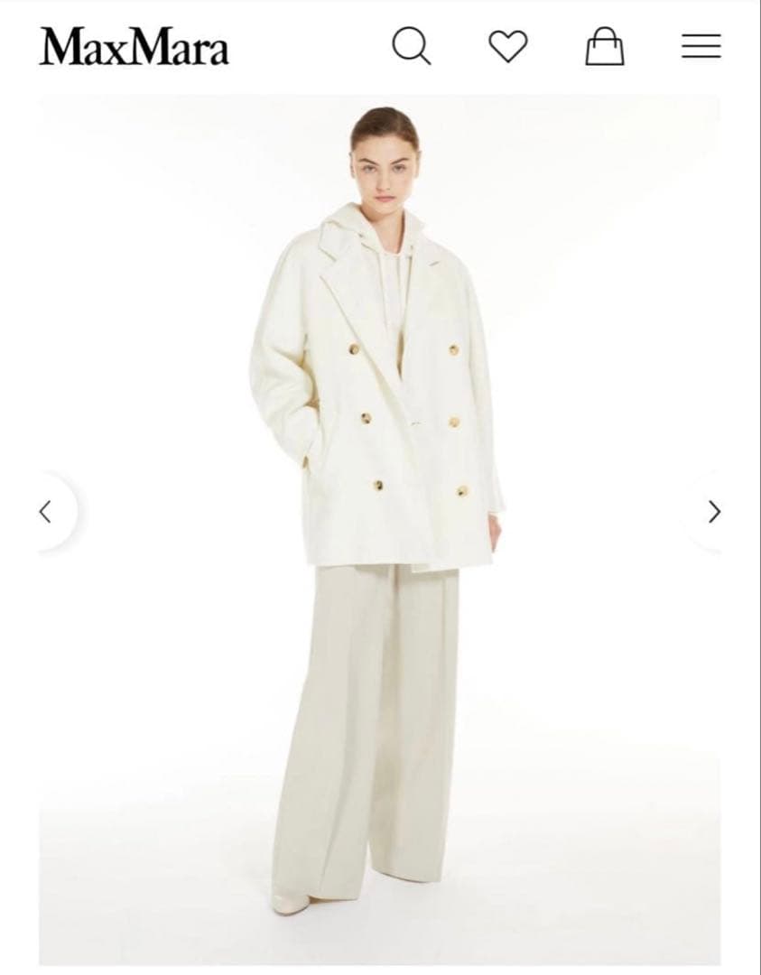 サオ様 値札付 MaxMara アイコンコートマダム ショート 101801