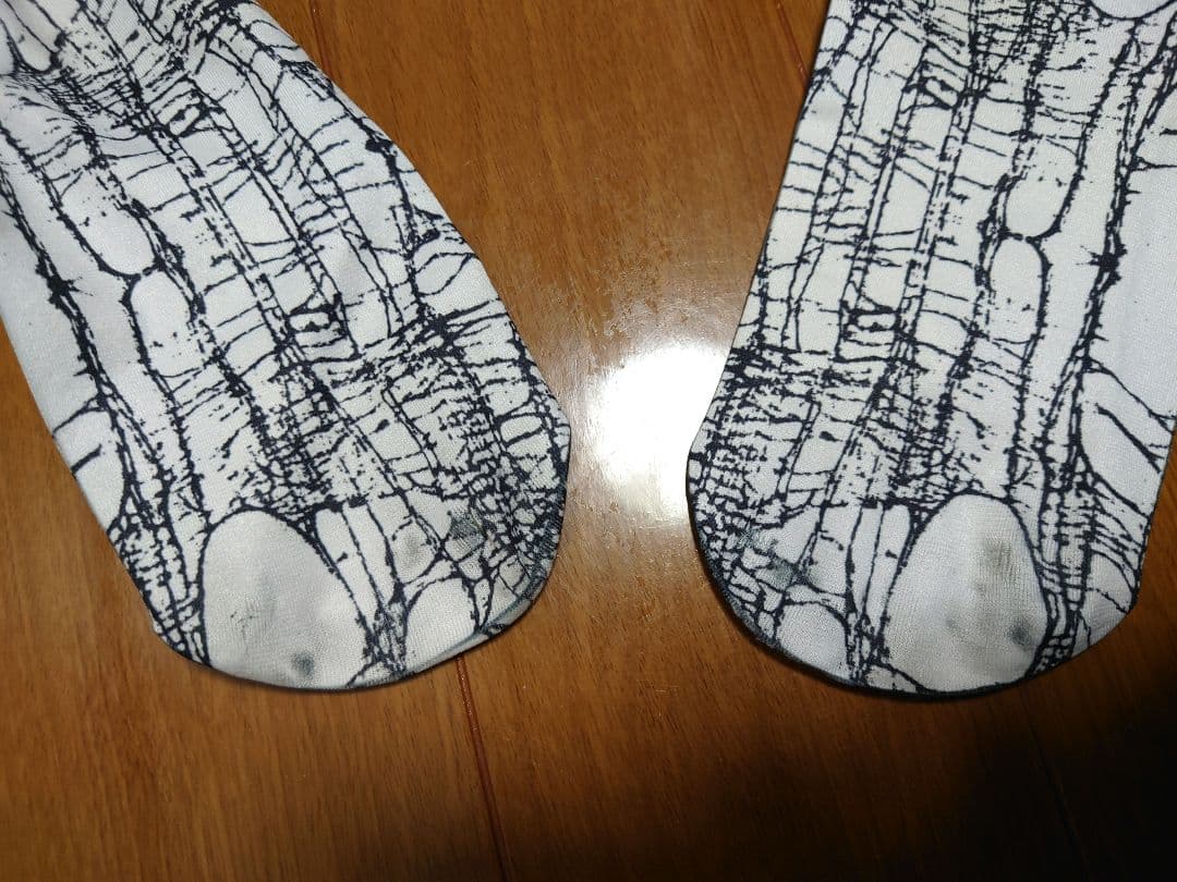 alice auaa 　アリスアウアア　ネットプリントタイツ　白