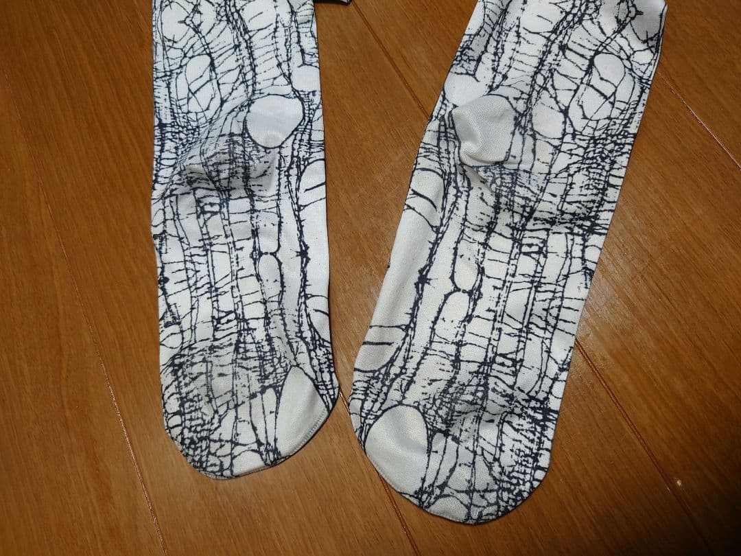 alice auaa 　アリスアウアア　ネットプリントタイツ　白