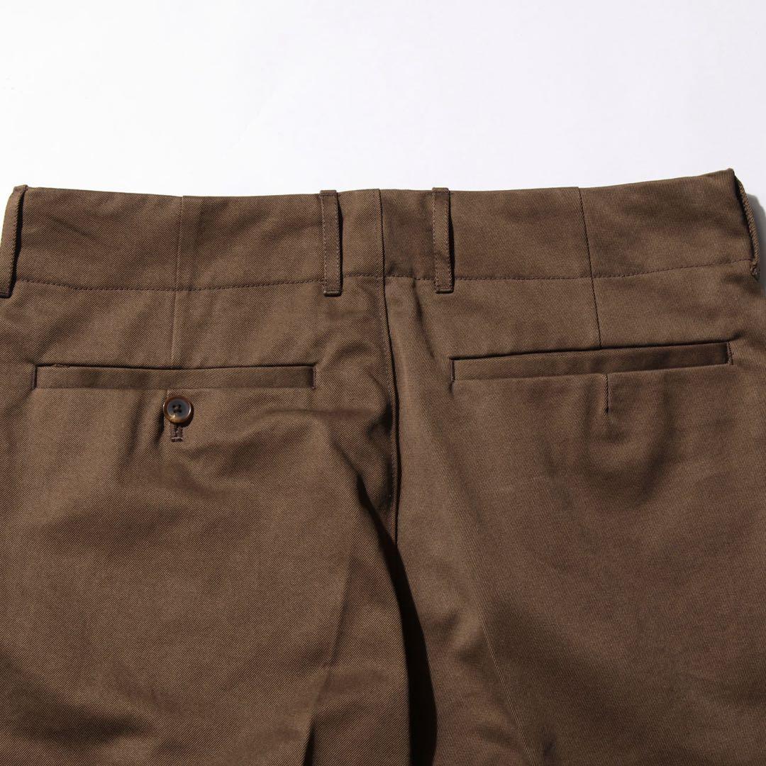 【美品】AURALEE オーラリー メンズ チノ テーパードパンツ 4