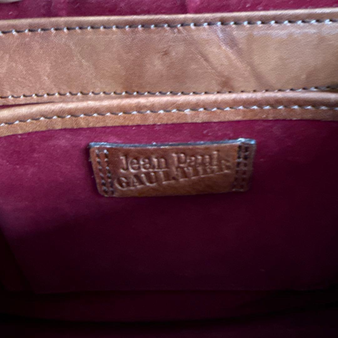 JEAN PAUL GAULTIER レザー ハンドバッグ　ゴルチェ　90s