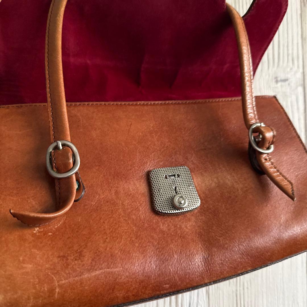 JEAN PAUL GAULTIER レザー ハンドバッグ　ゴルチェ　90s