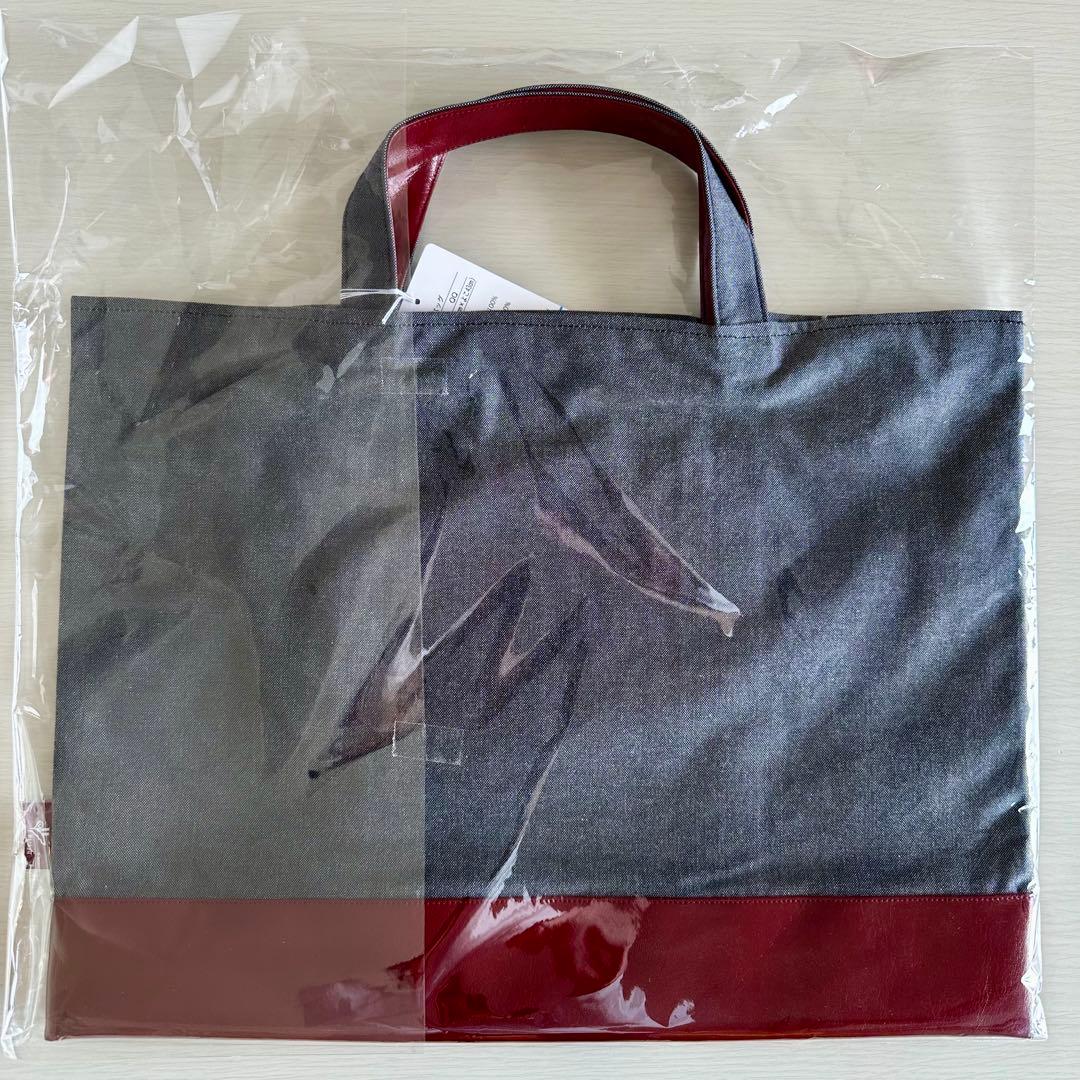 familiar×阪急電車 デニムバッグ レッスンバッグ