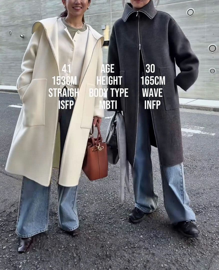 (新品タグ付き)na.e Urban Wool Zip Coat