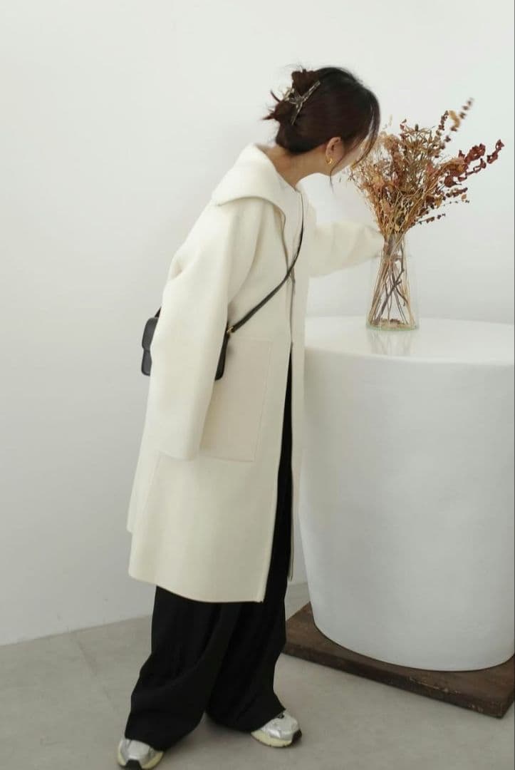 (新品タグ付き)na.e Urban Wool Zip Coat