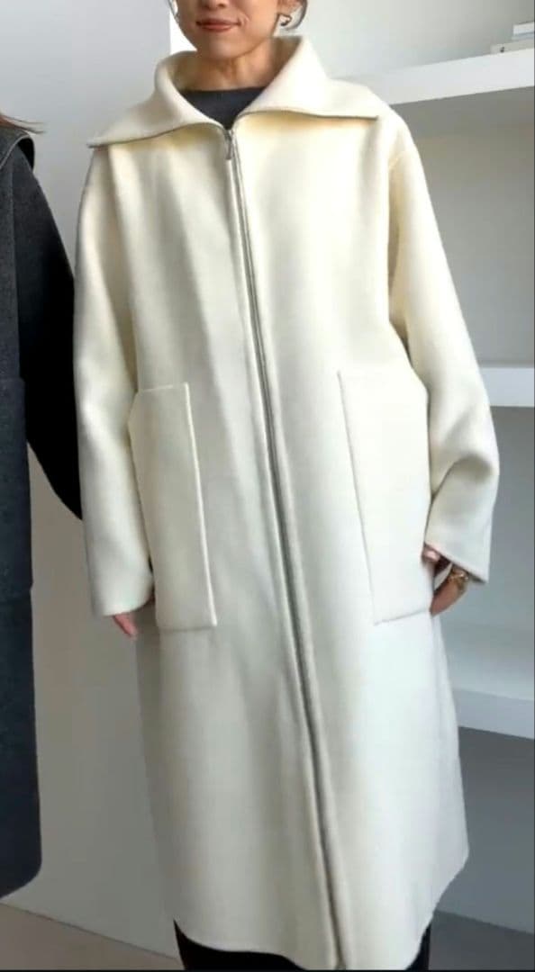 (新品タグ付き)na.e Urban Wool Zip Coat