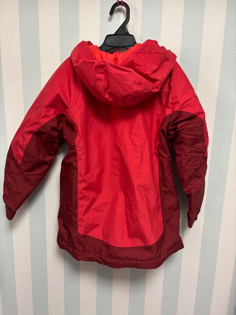 美品☆montbell 子供用レッドジャケット 130