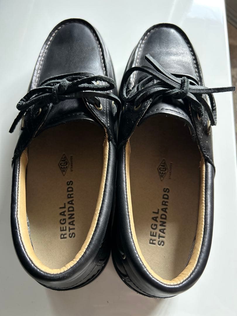 REGAL 黒レザー ローファー Gore-Tex防水