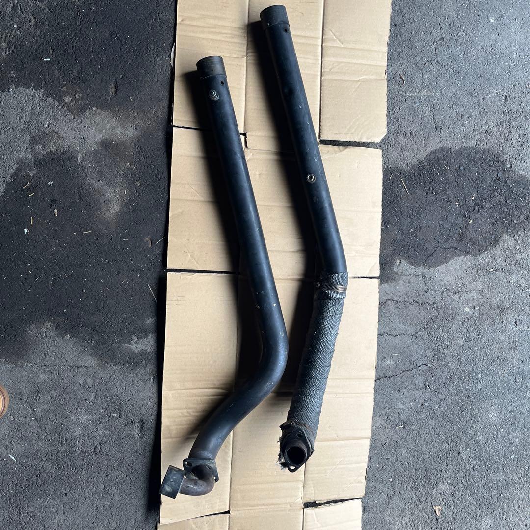 ブラック スチール マフラー