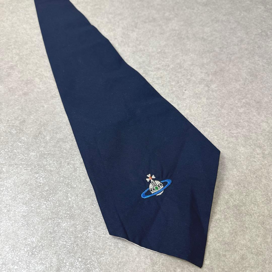レア Vivienne Westwood ネクタイ型 ネクタイケース 刺繍ロゴ