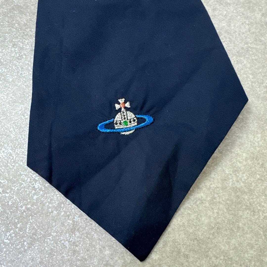 レア Vivienne Westwood ネクタイ型 ネクタイケース 刺繍ロゴ
