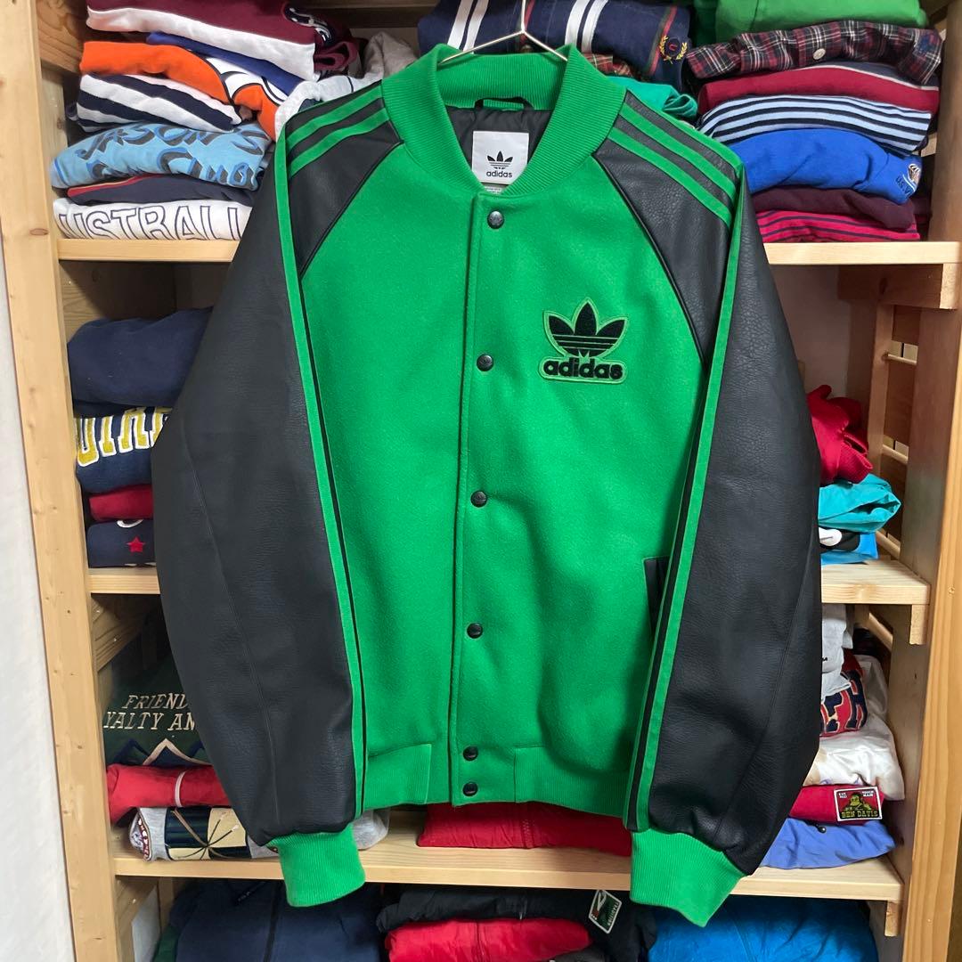 【人気モデル】adidas グリーン ブラック スタジャン M