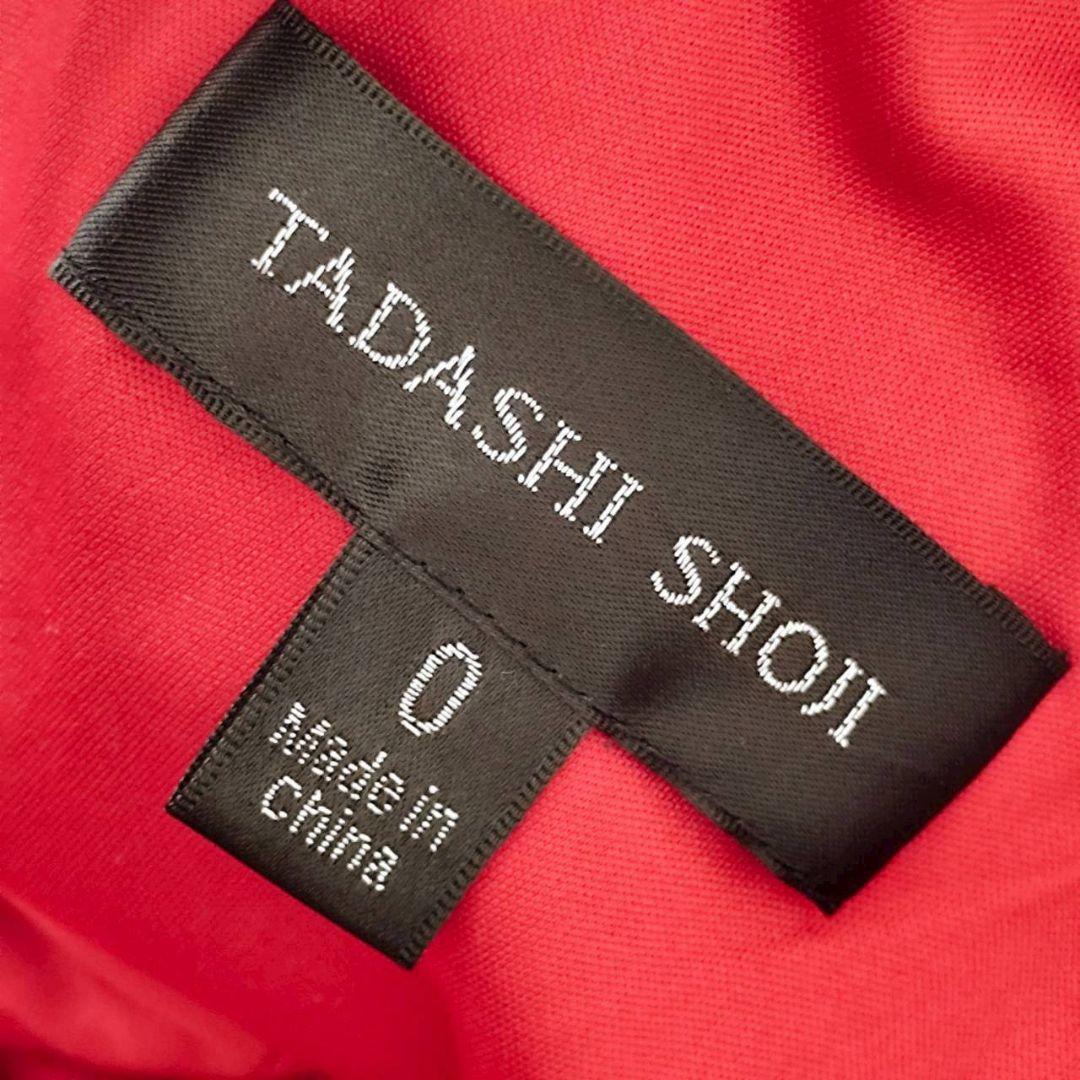 TADASHI SHOJI ローズ レース ロング マキシ ドレス 0