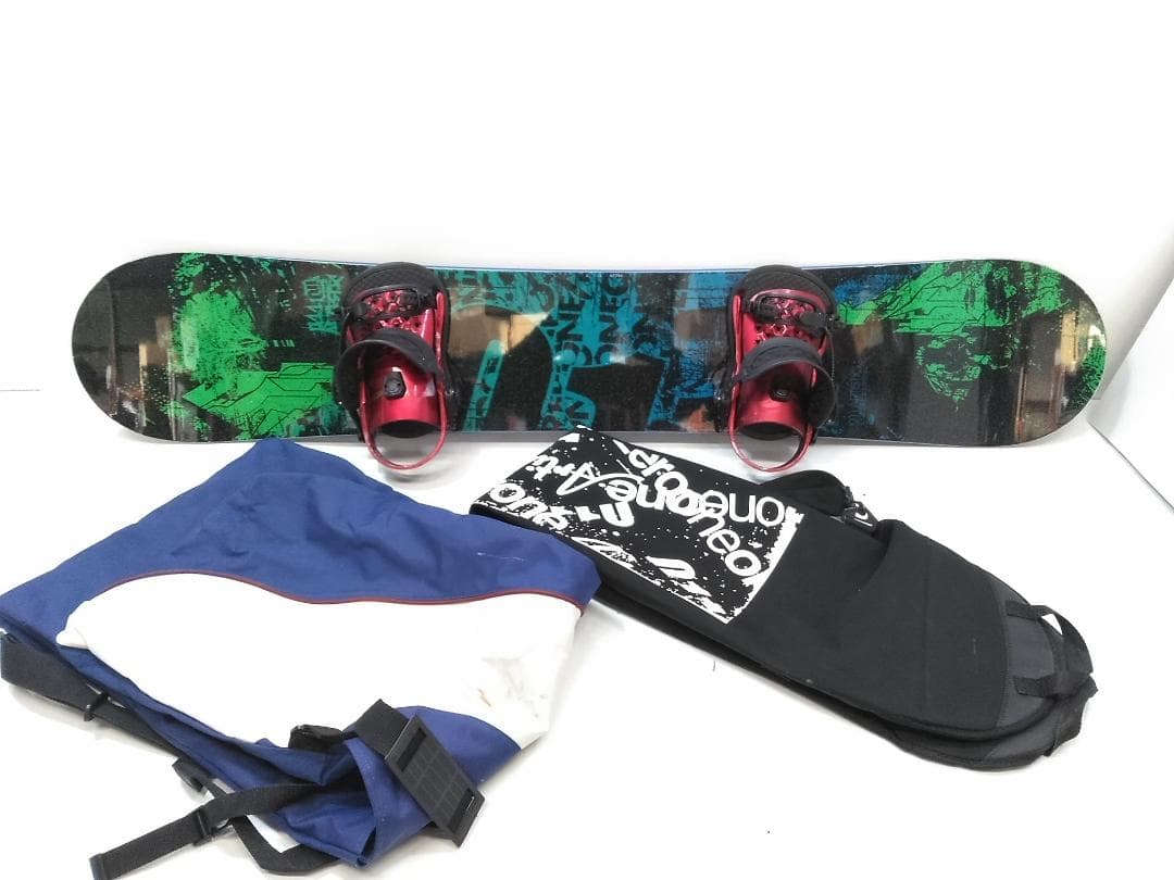 011Artistic DOUBLE 154cm スノーボード 2点セット△