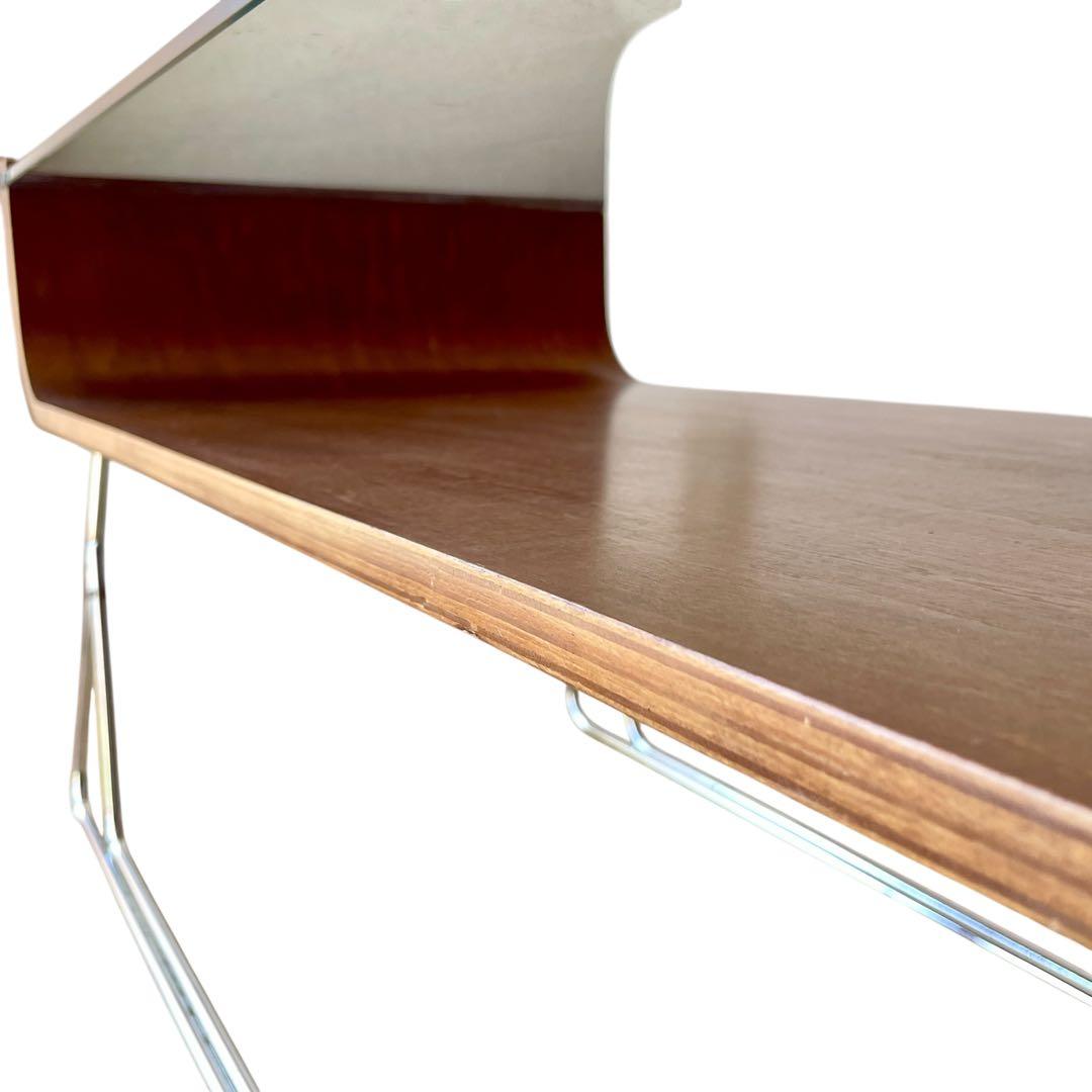 ミッドセンチュリー ガラス ローテーブル センターテーブル コーヒーテーブル 机