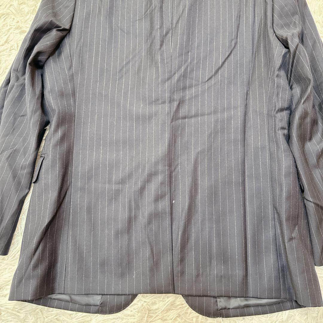 Loro Piana ネイビー ストライプ セットアップ L 冠婚葬祭　イタリア