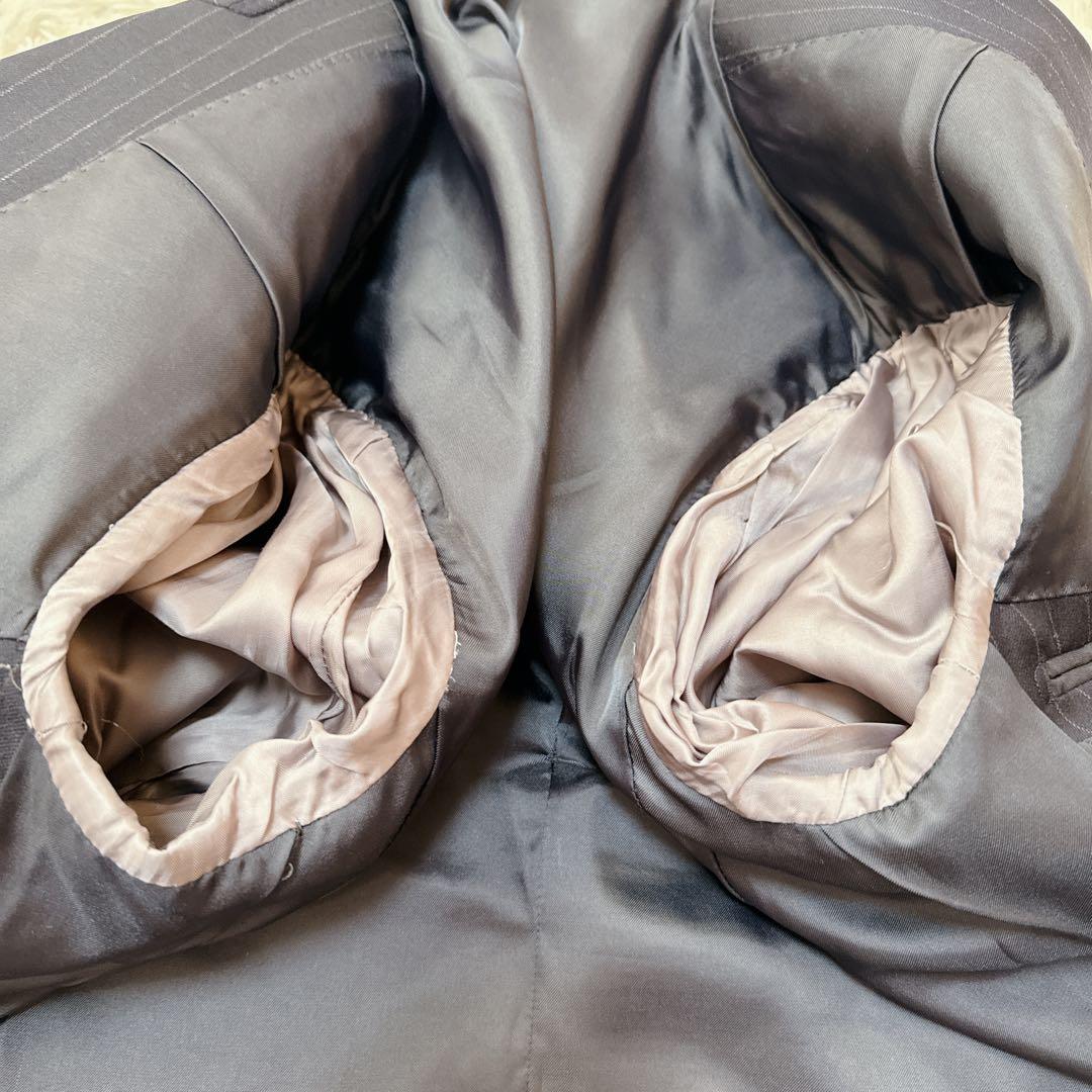 Loro Piana ネイビー ストライプ セットアップ L 冠婚葬祭　イタリア