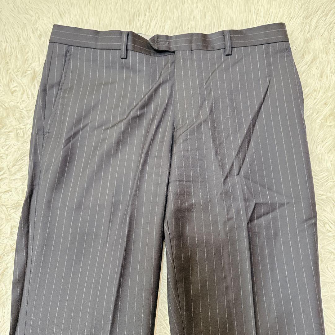 Loro Piana ネイビー ストライプ セットアップ L 冠婚葬祭　イタリア