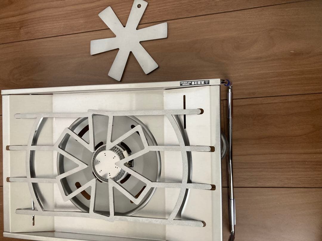  Peak フラットバーナー 雪結晶柄五徳＆鍋敷き付き スノーピーク