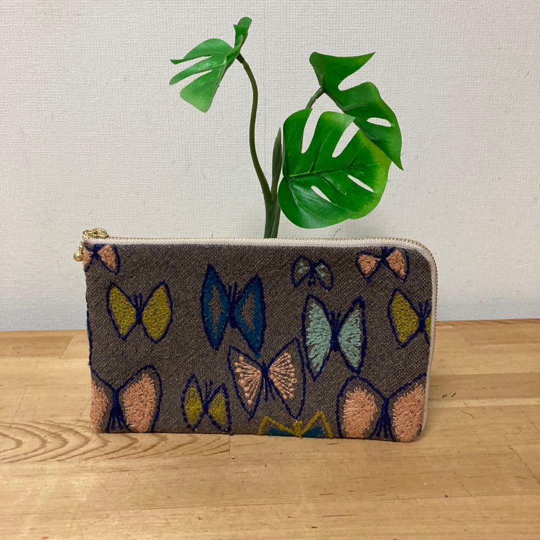 オーデンセ様リクエストミナペルホネン生地使用Ｌ字ポーチ2点2wayショルダー2点