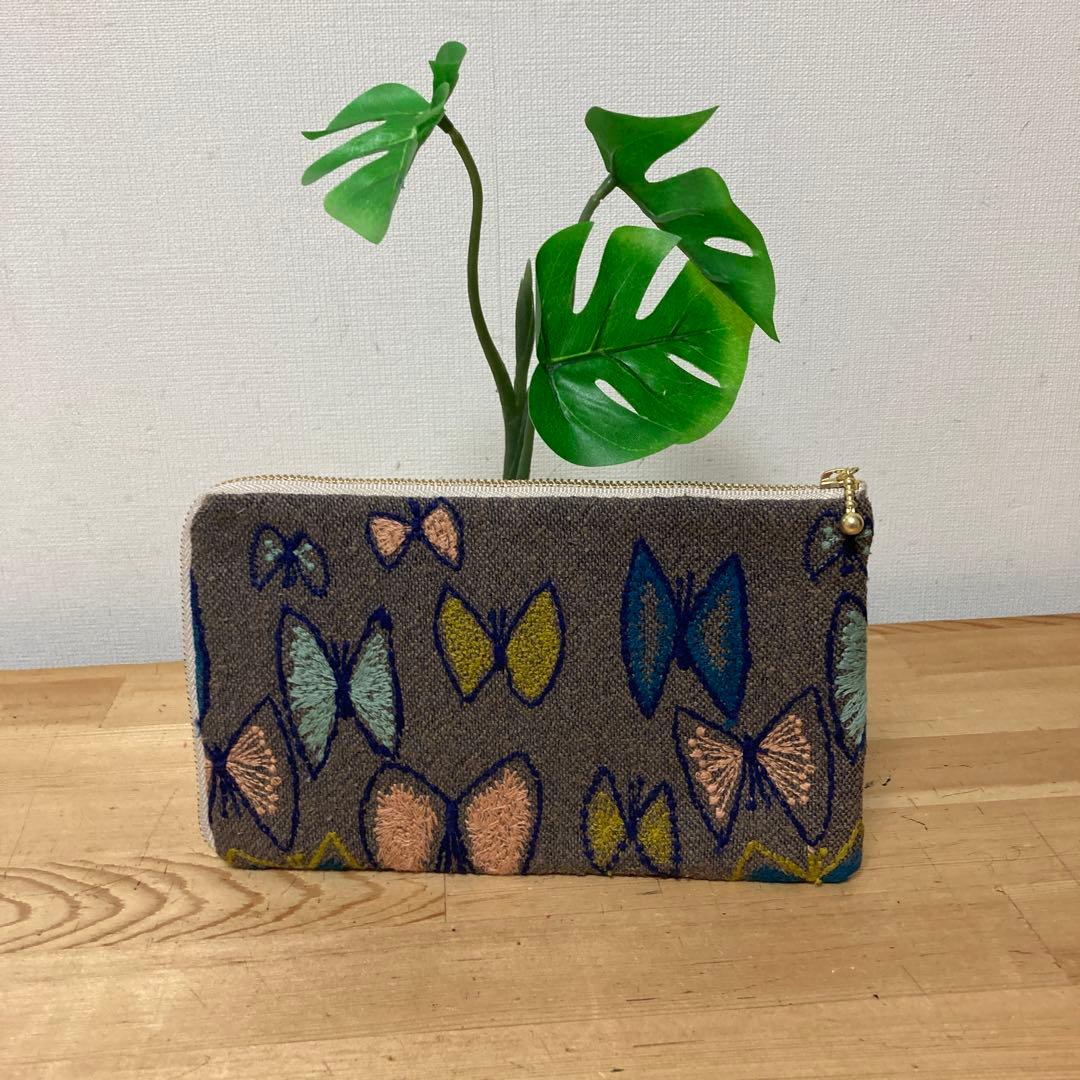 オーデンセ様リクエストミナペルホネン生地使用Ｌ字ポーチ2点2wayショルダー2点