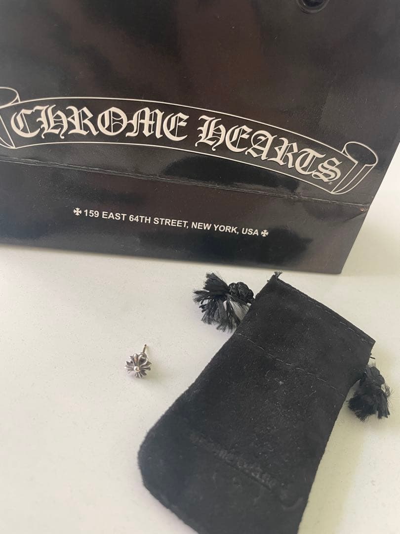 Chrome Hearts スパイダーシルバーピアス 片耳用