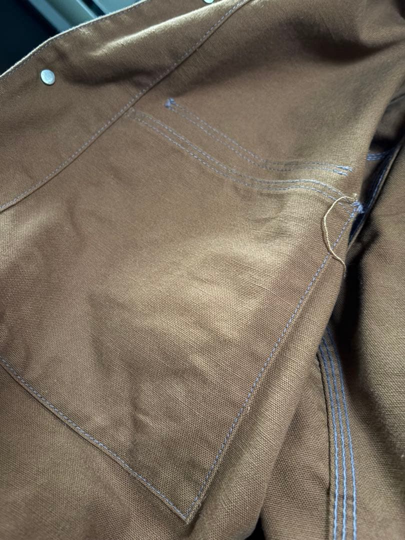 TCBジーンズ Cat Head Jacket Brown Canvas 42