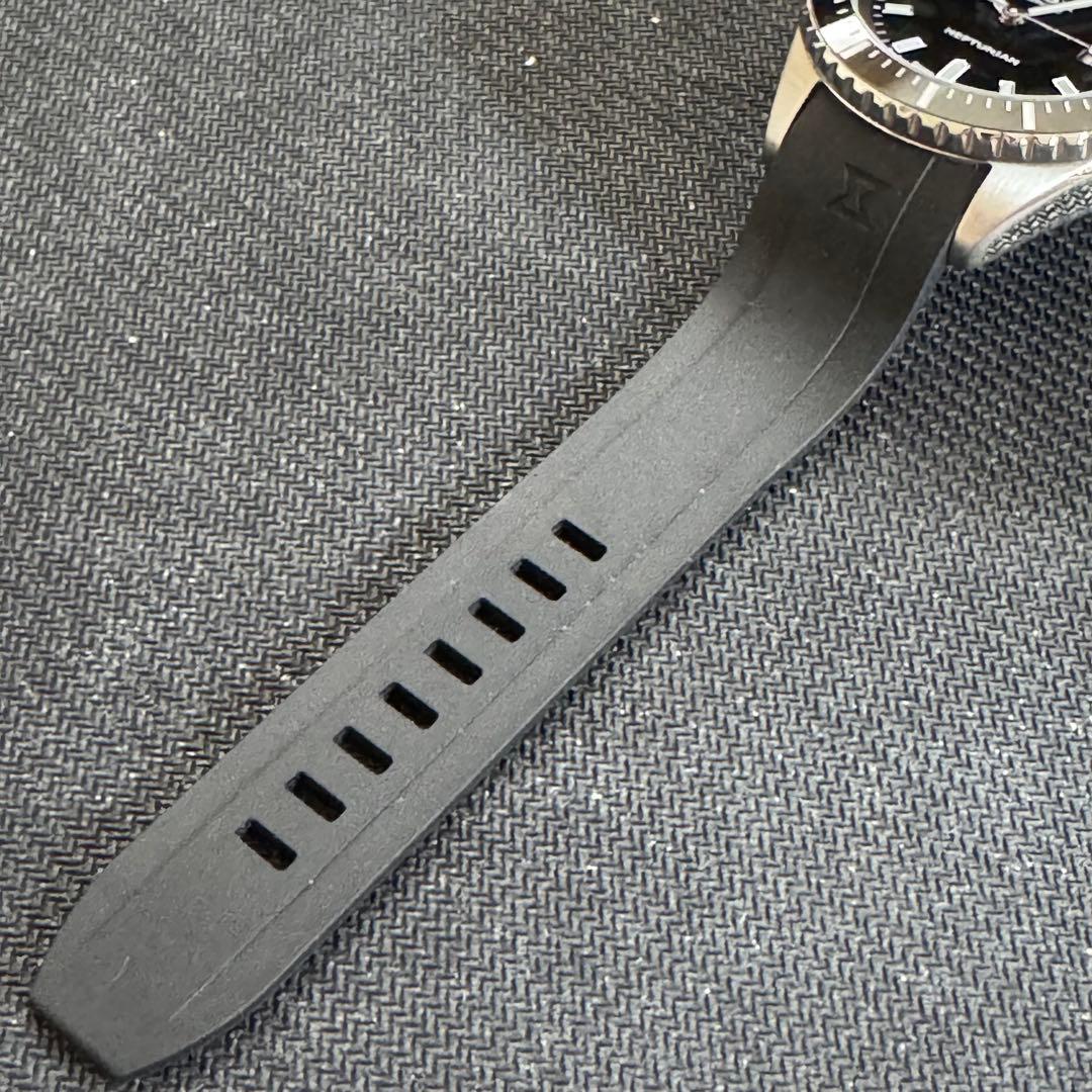 EDOX　エドックス　スカイダイバーネプチュニアン　NEWロゴ　ブラック　美品