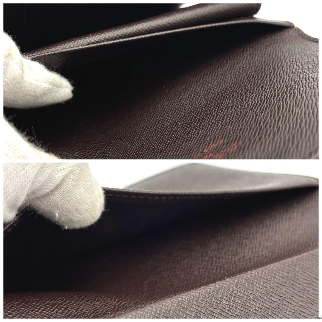 【超美品】ルイヴィトン ダミエ ポルトトレゾール エテュイパピエ 三つ折り財布