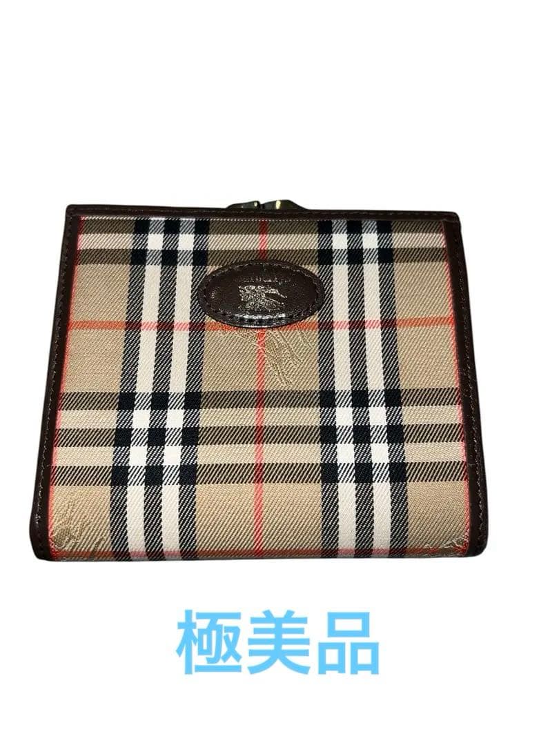 ⭐︎極美品⭐︎BURBERRY バーバリー 二つ折り財布 ノバチェック