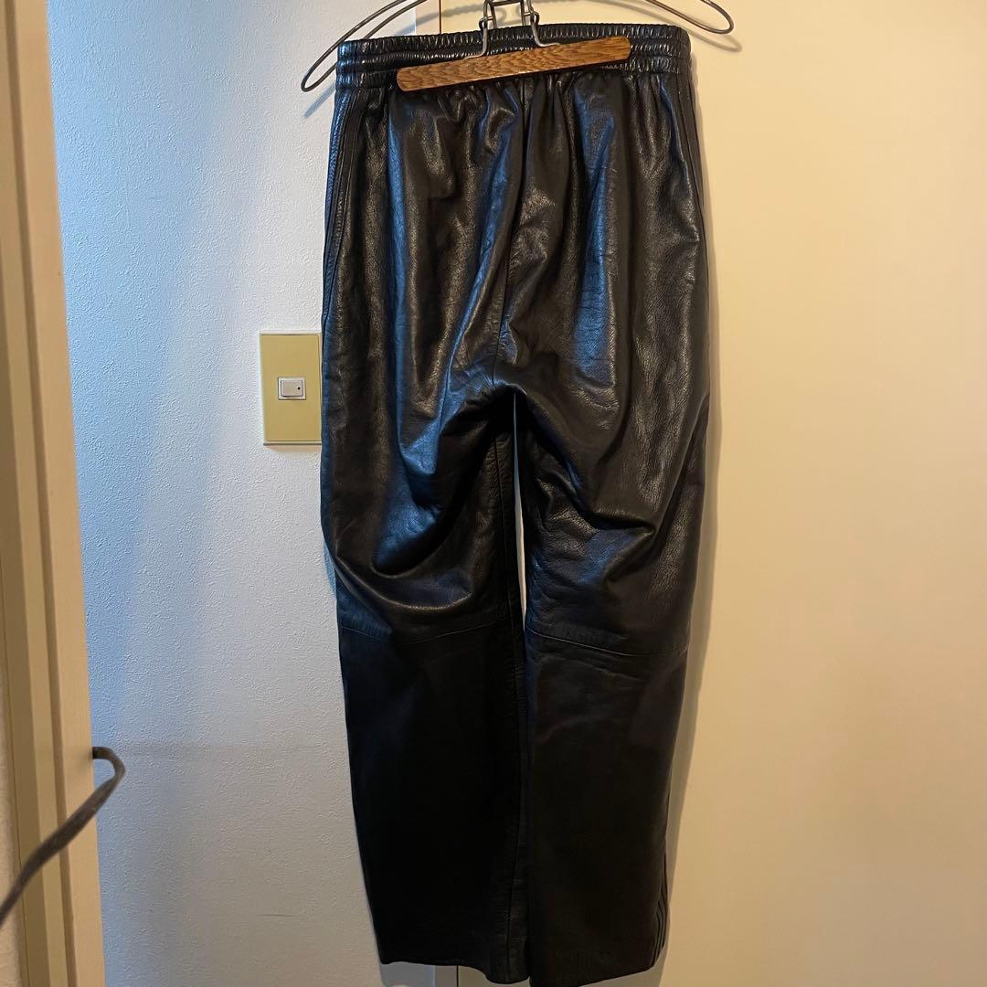 やまち　UNUSED レザートラックパンツ UW0647 サイズ1