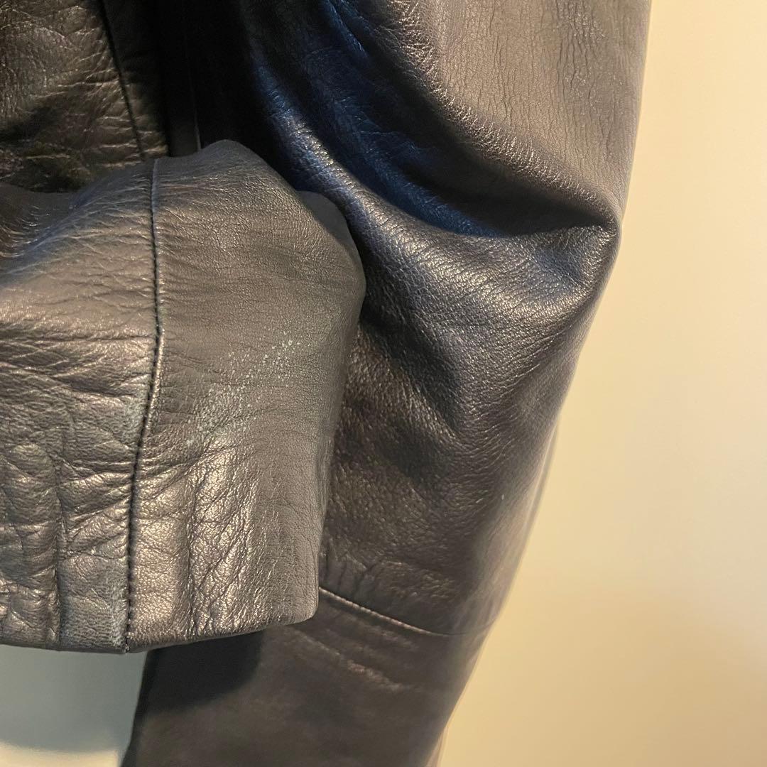 やまち　UNUSED レザートラックパンツ UW0647 サイズ1