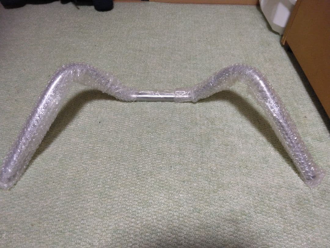 wlanガッツクローム　ハーレー用 LOW RISE BAR へこみ無し