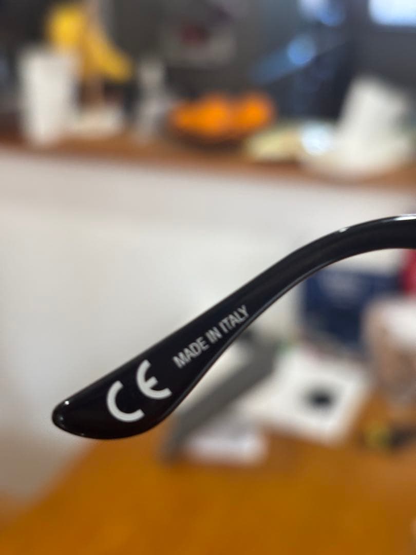 SUPREME ブラック オーバル サングラス