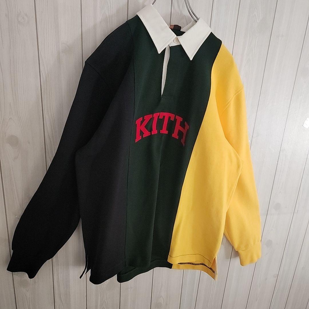 【完売】KITH ラガーシャツ 新品 カラーブロック