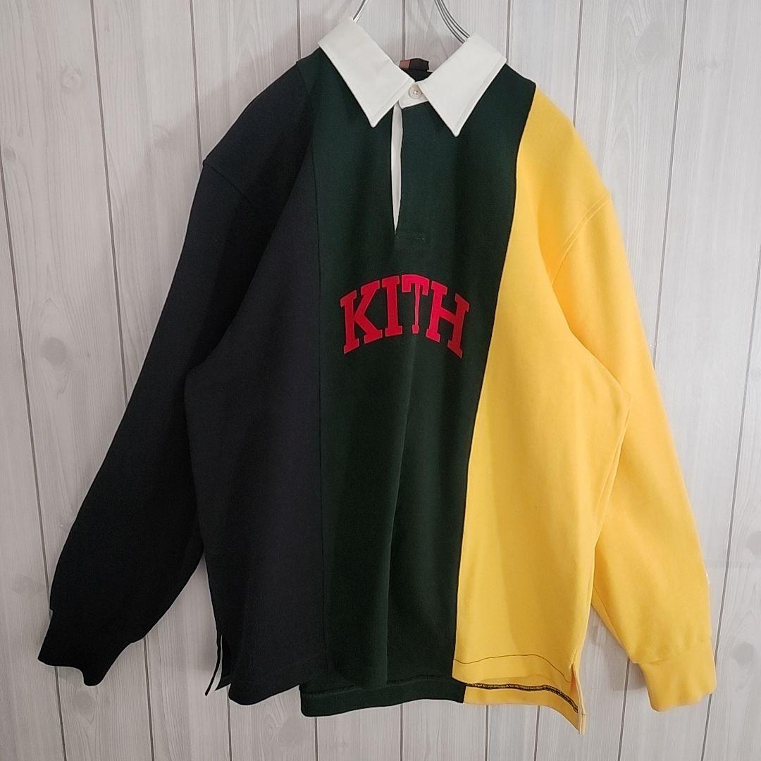 【完売】KITH ラガーシャツ 新品 カラーブロック