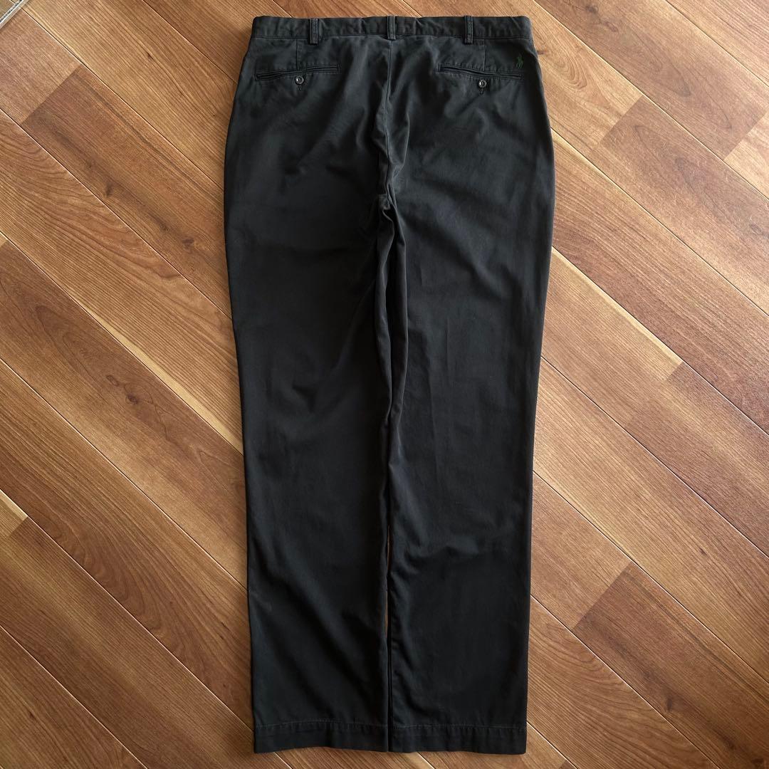 ⭐️使用感の少ない美品90s⭐️ポロ ラルフローレン チノパン 黒 38T/36