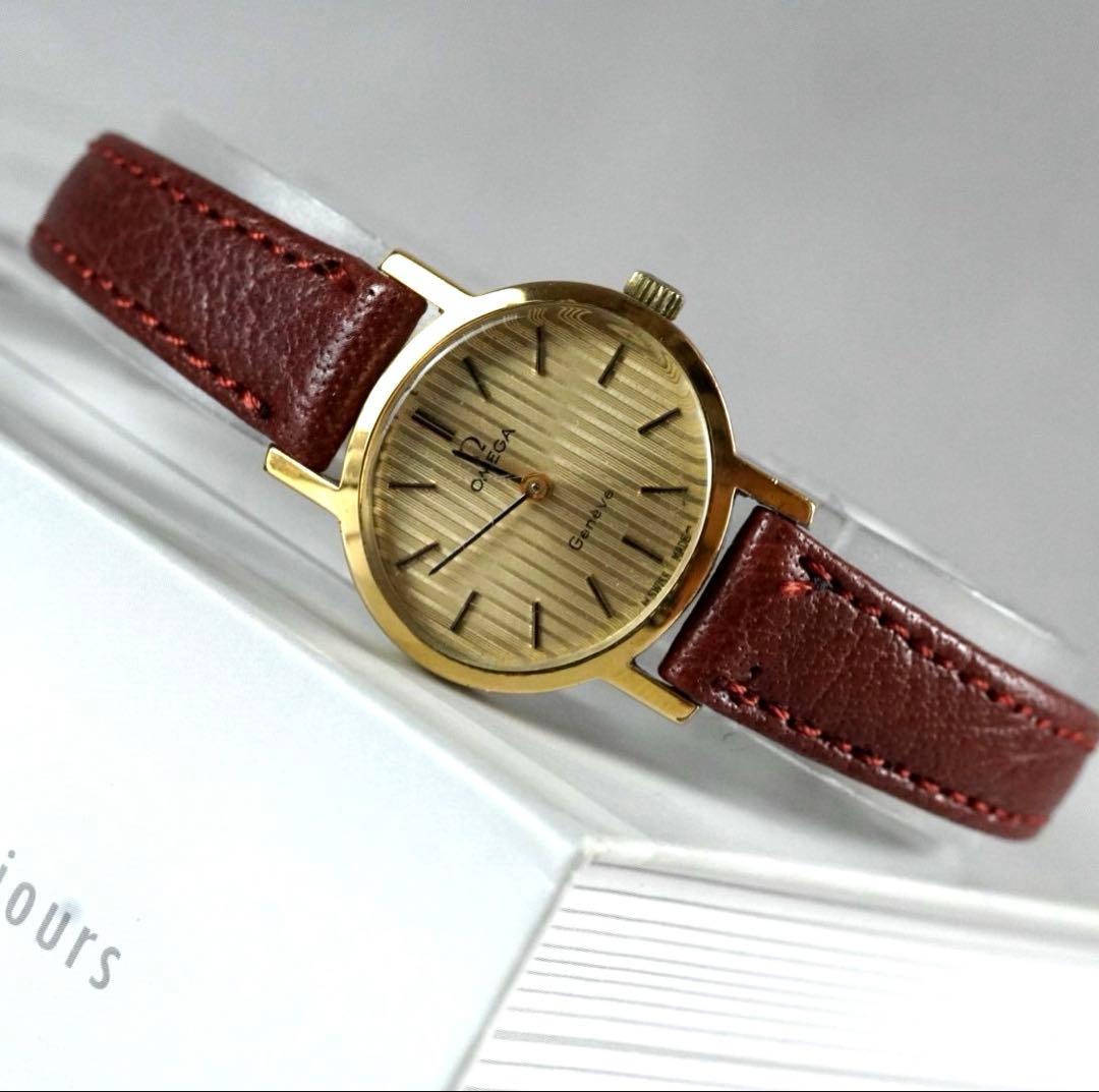 OMEGA オメガ ジュネーブ ヴィンテージ 楕円 レディース 腕時計 手巻き