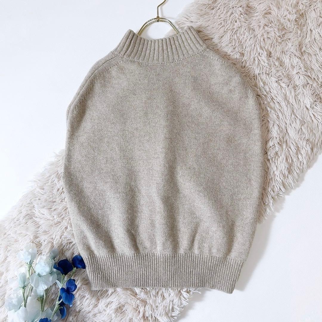 未使用級ꕥ北欧暮らしの道具店 あったかウールニットベスト いつものコーデが広がる