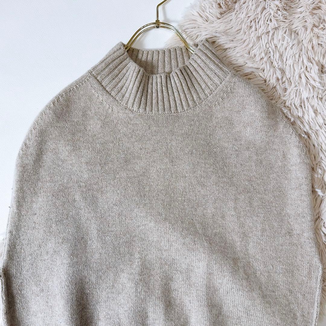未使用級ꕥ北欧暮らしの道具店 あったかウールニットベスト いつものコーデが広がる