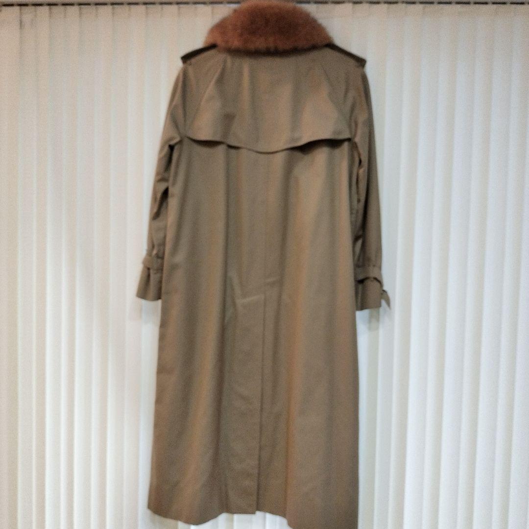 BURBERRY トレンチコート ファー付き