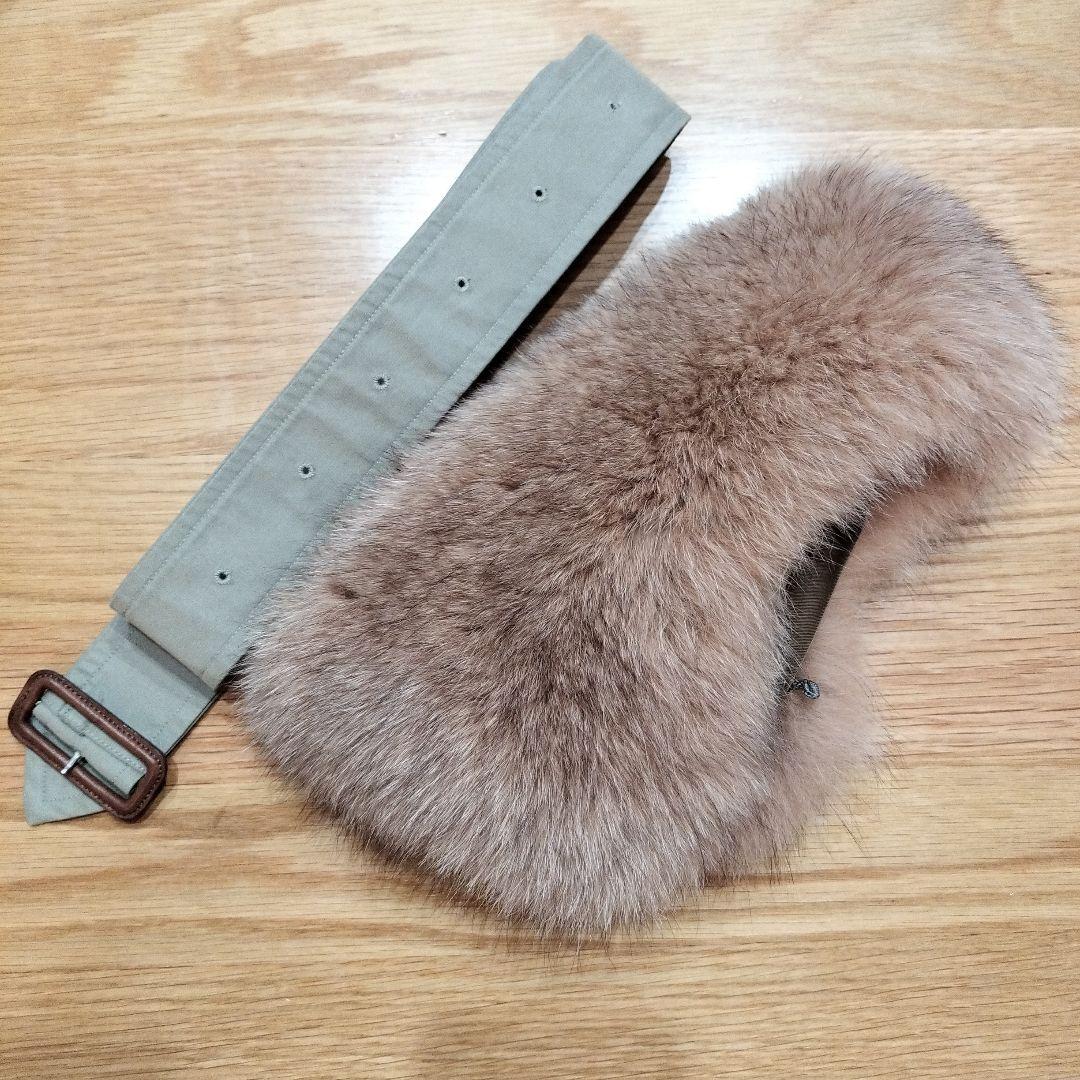 BURBERRY トレンチコート ファー付き