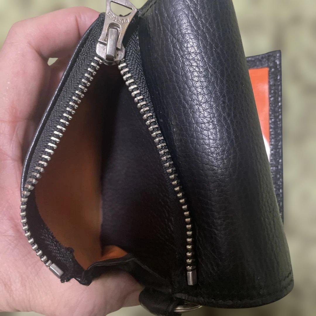 PORTER 三つ折り財布 ブラック